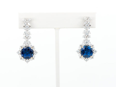 ARETES GABRIELA AZUL