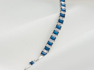 PULSERA ESLABONES AZUL